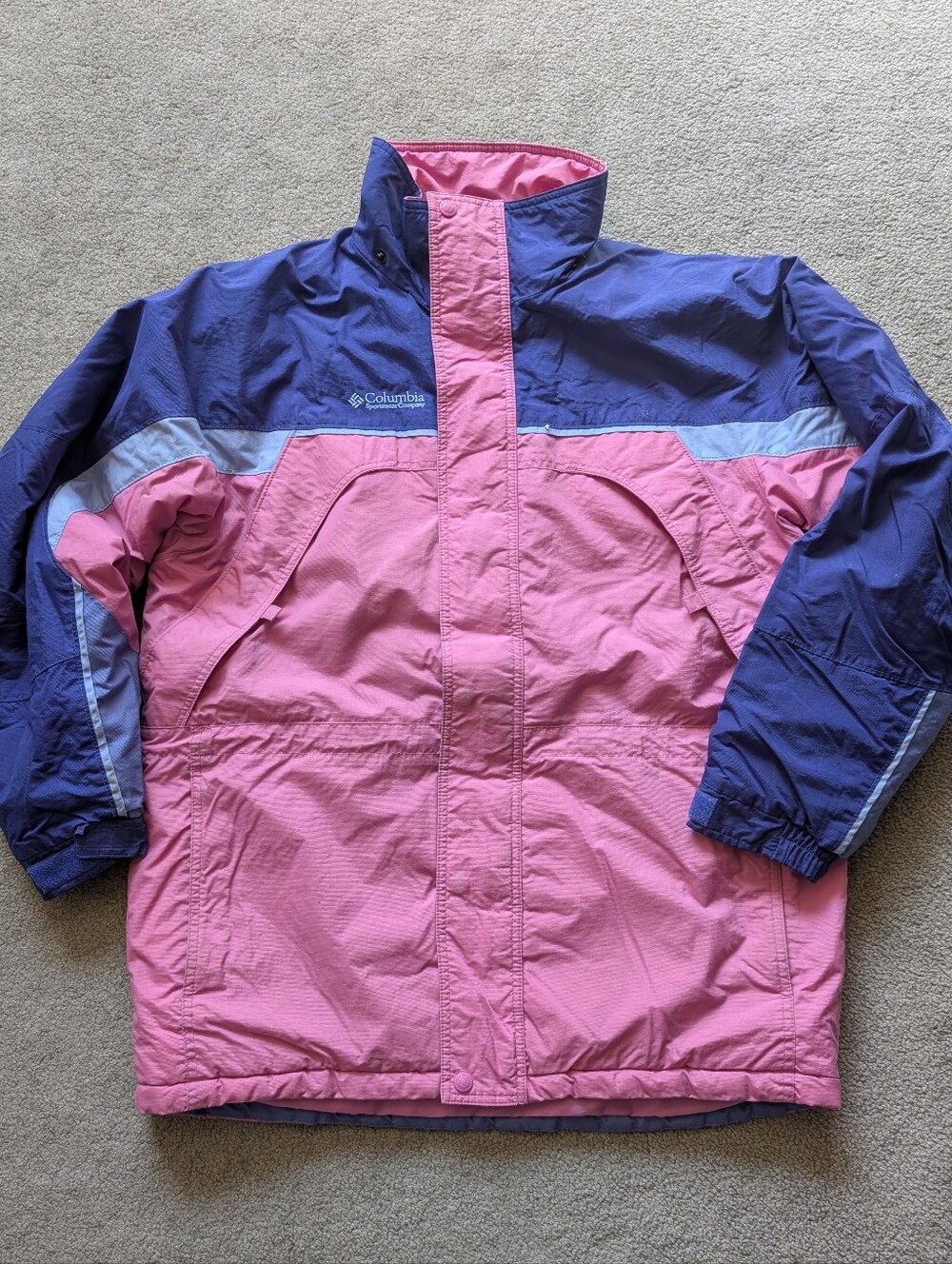 Columbia Fire Ridge Color Block Ski Coat Women's XL